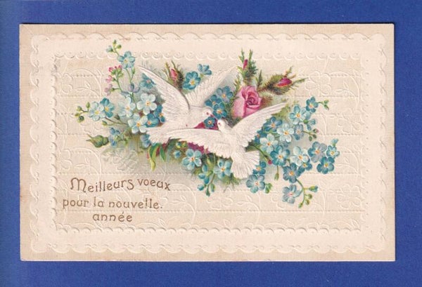 NOUVEL AN - Colombes - Fleurs - 1906