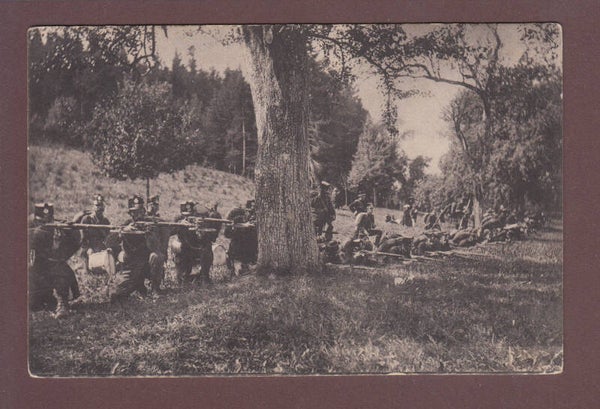 SOLDAT - Infanterie au combat - 1915 Feldpost // petit pli d'angle //
