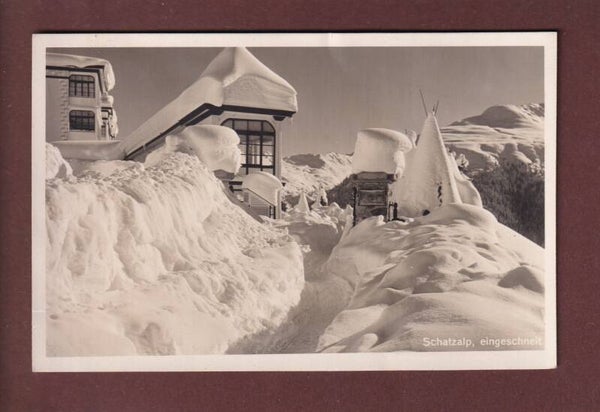 DAVOS - Schatzalp eingeschneit - 1925