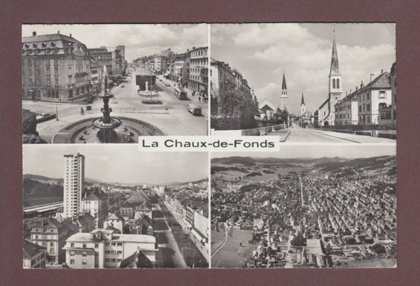 LA CHAUX-DE-FONDS - 4 images - 1961