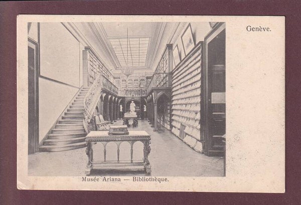 GENEVE - Ariana - Bibliothèque