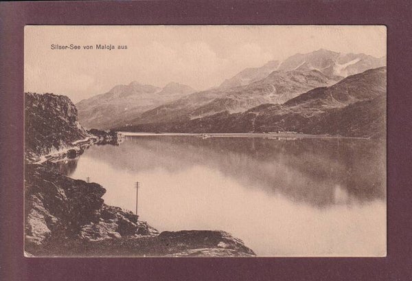 SILSER-SEE von Maloja aus