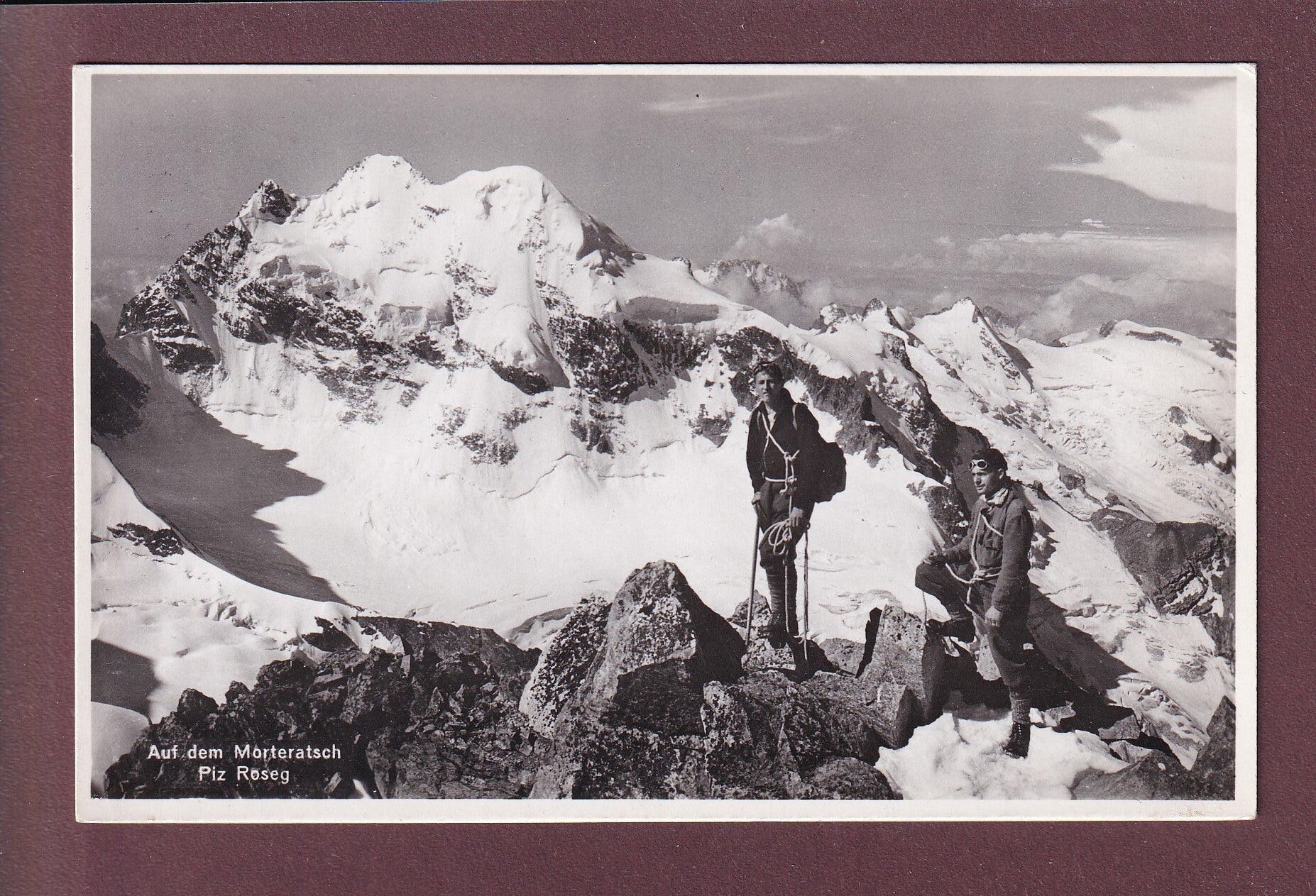 Auf dem MORTERATSCH - Alpinisten - Piz Roseg