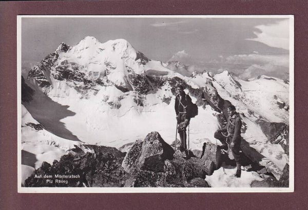 Auf dem MORTERATSCH - Alpinisten - Piz Roseg