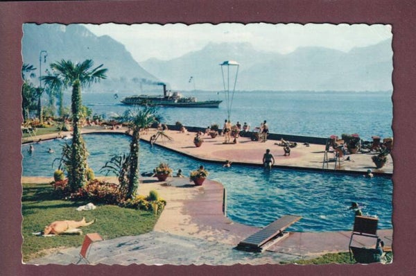 MONTREUX - Piscine du casino - Bateau CGN