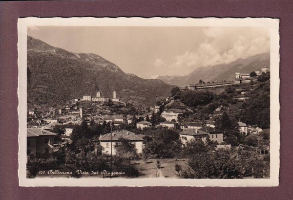 BELLINZONA vista dal Dragonato - Feldpost