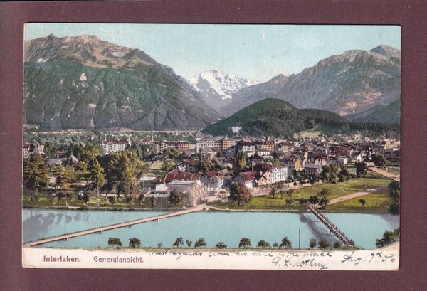 INTERLAKEN - Generalansicht - 1906