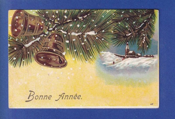 NOUVEL AN - Cloches - Sapin - 1906
