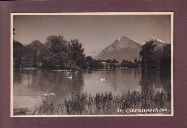 Bad Ragaz - Am GIESSENPARKSEE - 1931