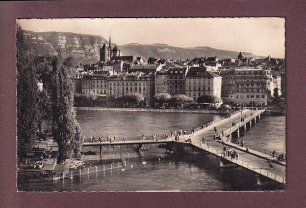 GENEVE - Pont des Bergues - 1952
