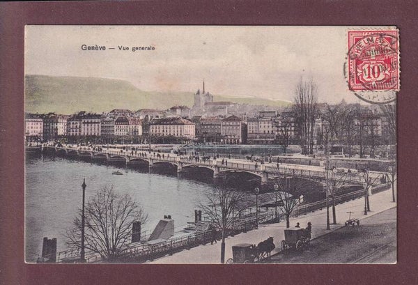 GENEVE - Diligences - 1906