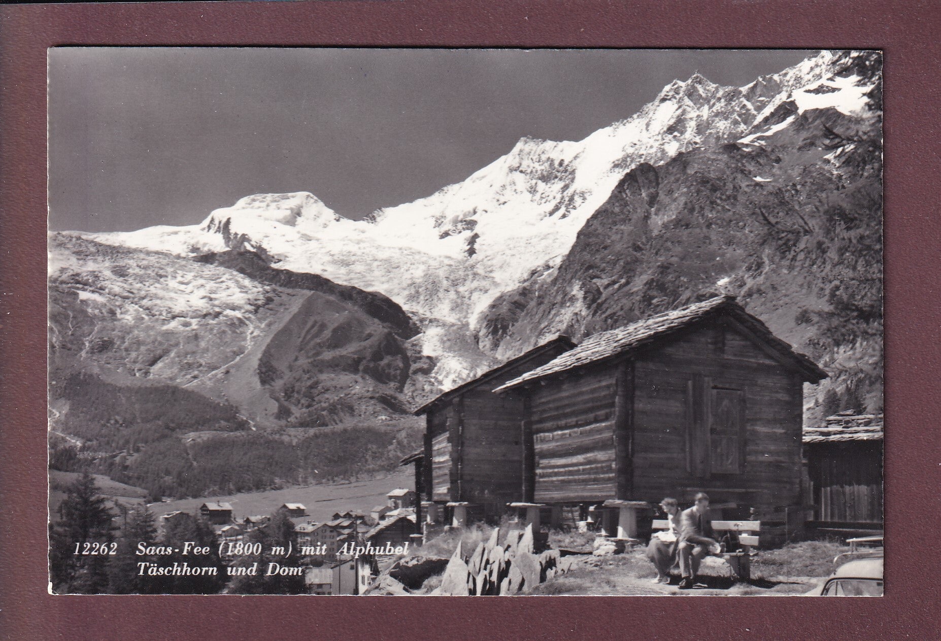 SAAS-FEE - Alphubel - Leute - 1962