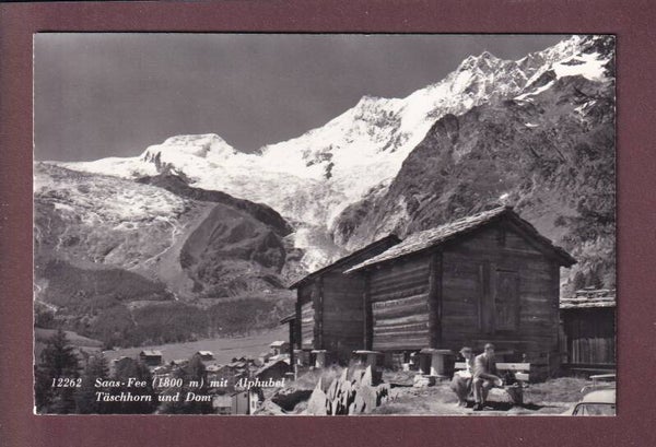 SAAS-FEE - Alphubel - Leute - 1962