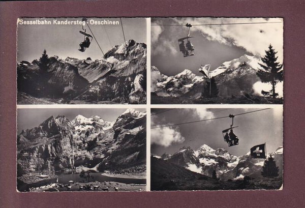 Sesselbahn KANDERSTEG-OESCHINEN - 4 Bilder