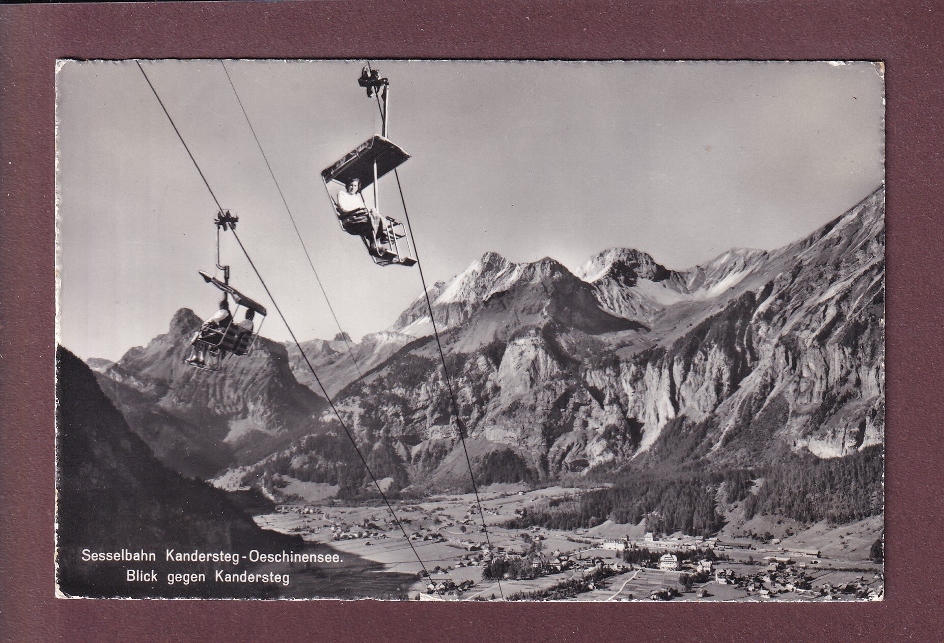 Sesselbahn KANDERSTEG-OESCHINEN - 1963