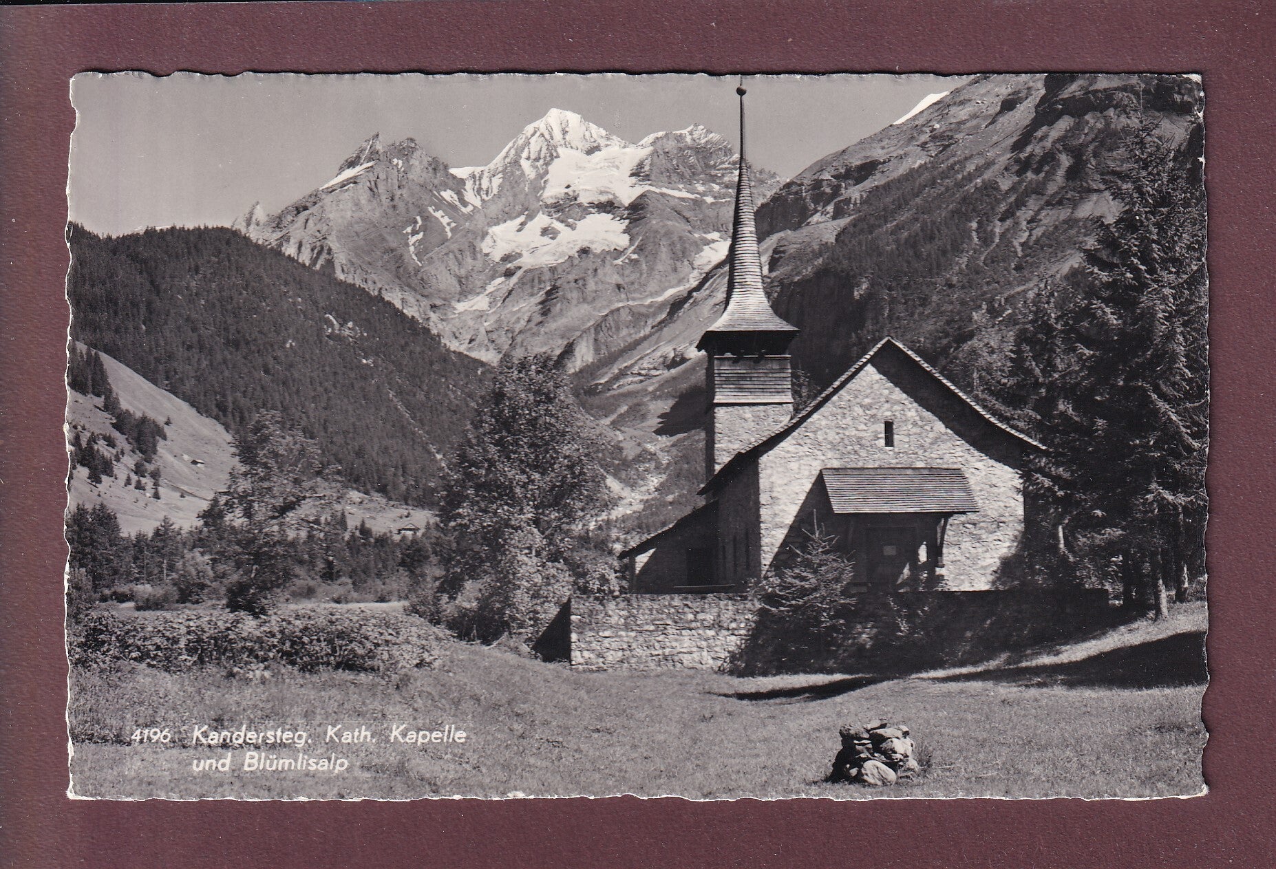 KANDERSTEG - Kapelle - Blümlisalp - 1962