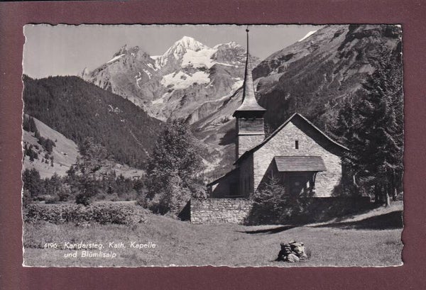 KANDERSTEG - Kapelle - Blümlisalp - 1962
