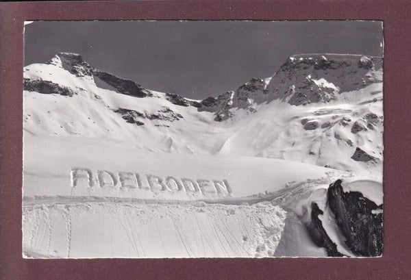 ADELBODEN in Schnee geschrieben - 1964
