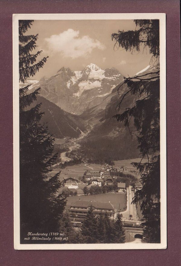 KANDERSTEG - Bahnhof - Blümlisalp - 1932