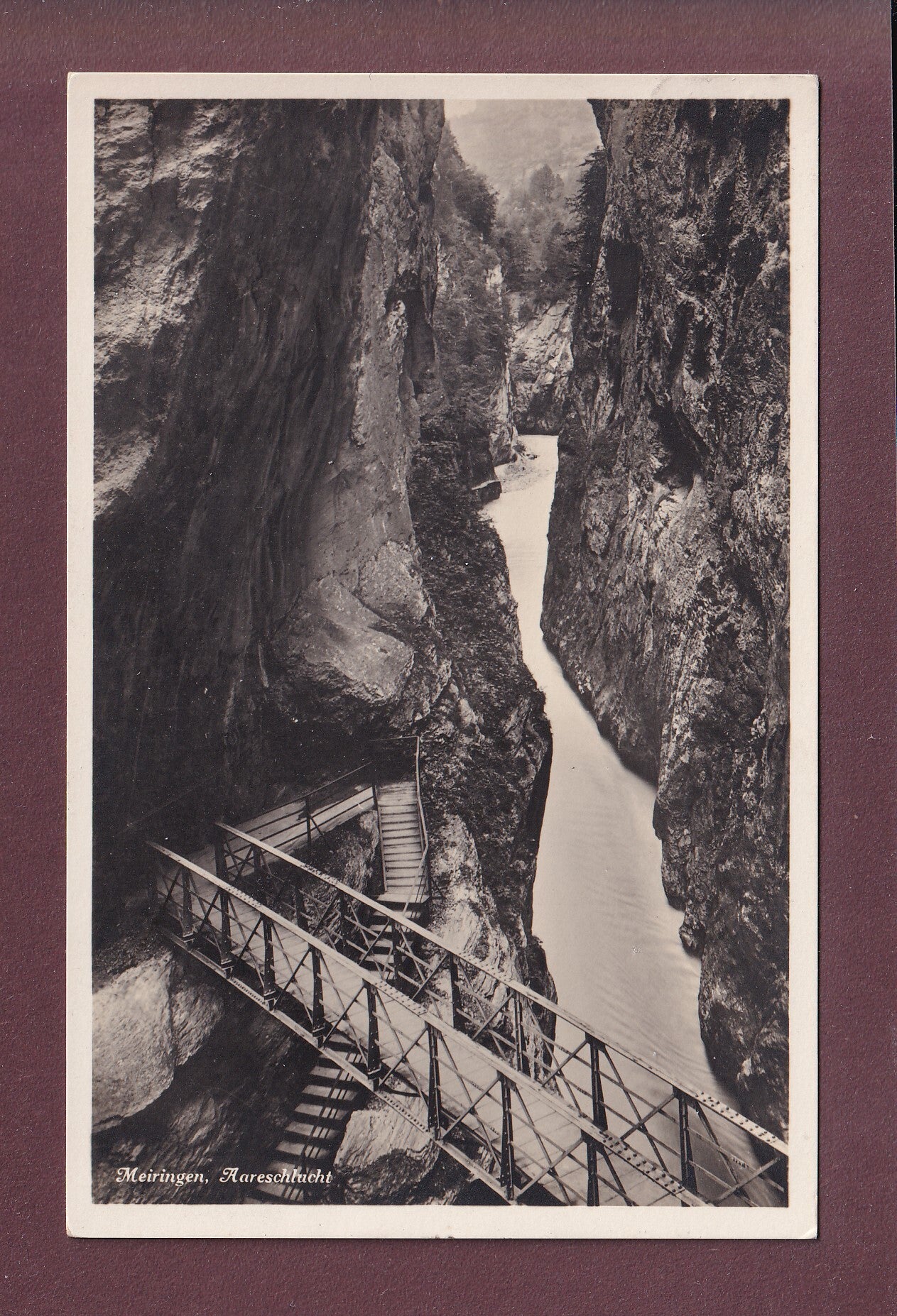 Meiringen - AARESCHLUCHT - 1931