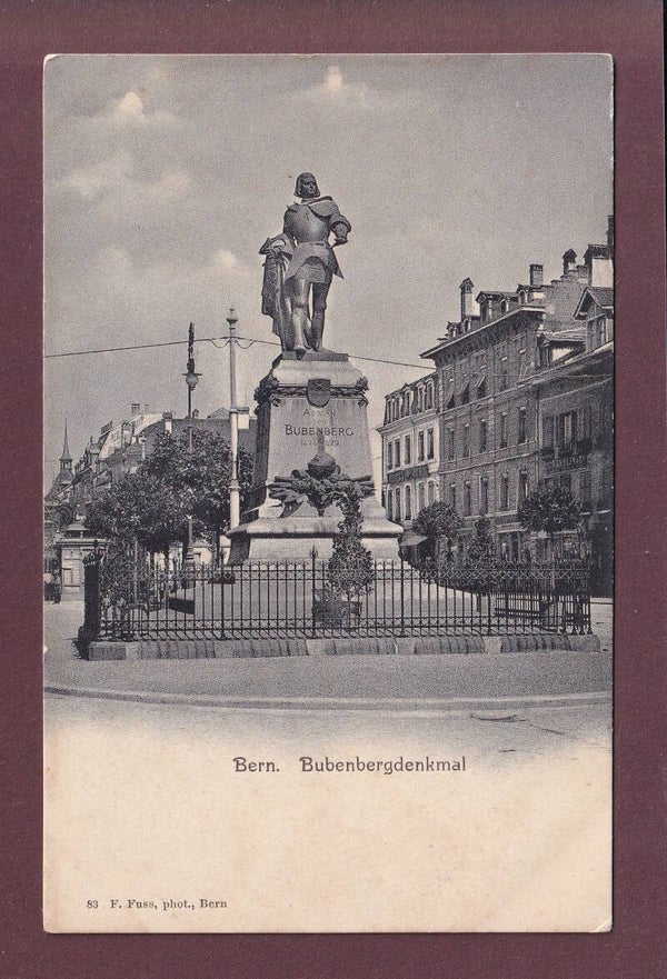 BERN - Bubenbergdenkmal