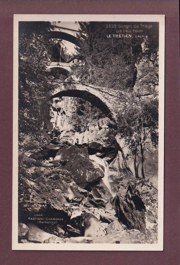 LE TRETIEN - Gorges du Triège - Les 3 ponts