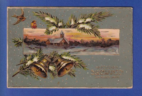 NEUJAHR - Glocken - Tanne - 1910