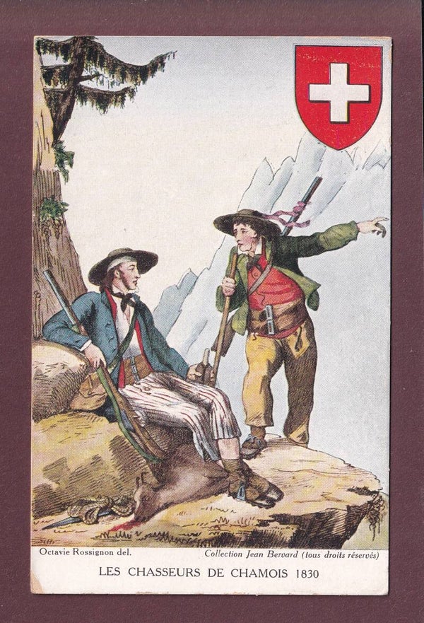 Les CHASSEURS DE CHAMOIS - Coll. Jean Bervard
