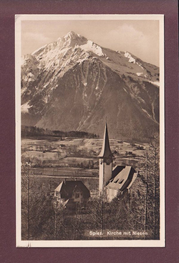 SPIEZ - Kirche - Niesen