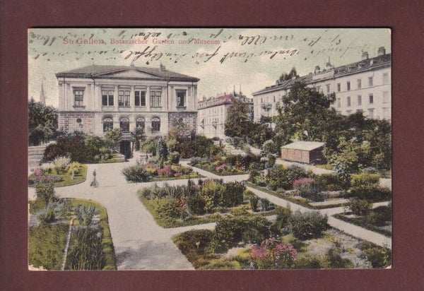 ST. GALLEN - Botanischer Garten und Museum - 1908