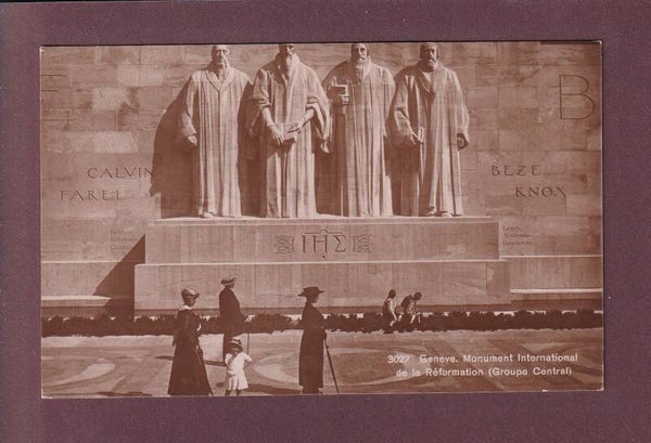 GENEVE - Monument de la Réformation - Animation