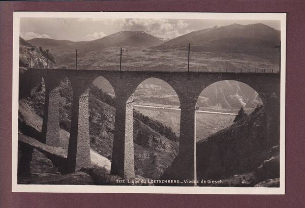Viaduc de GIESCH - Ligne du Lötschberg