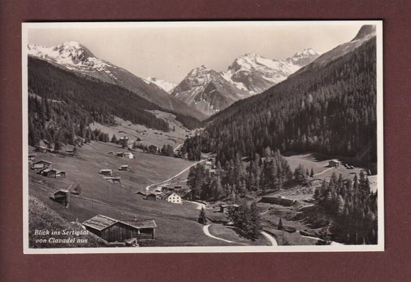 DAVOS-CLAVADEL - Blick ins Sertigtal