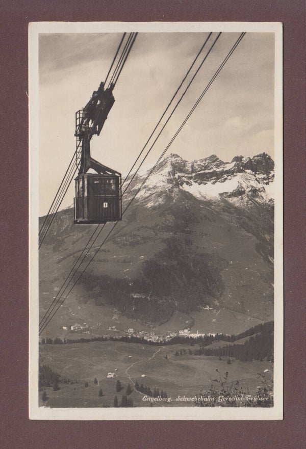 ENGELBERG - Schwebebahn Gerschni-Trübsee - 1932