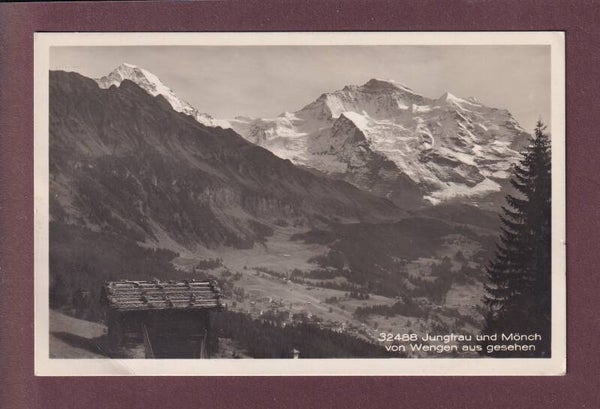 Wengen - JUNGFRAU und MÖNCH - 1930