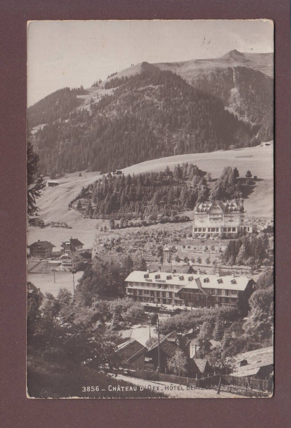 CHÂTEAU D'OEX - Hôtel Berthod - 1912