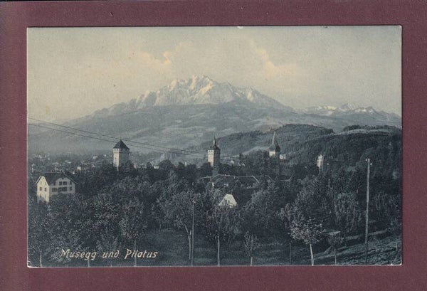 LUZERN - Musegg - Pilatus - 1908 glatt