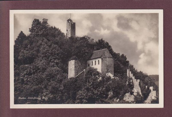 BADEN - Schlossruine Stein