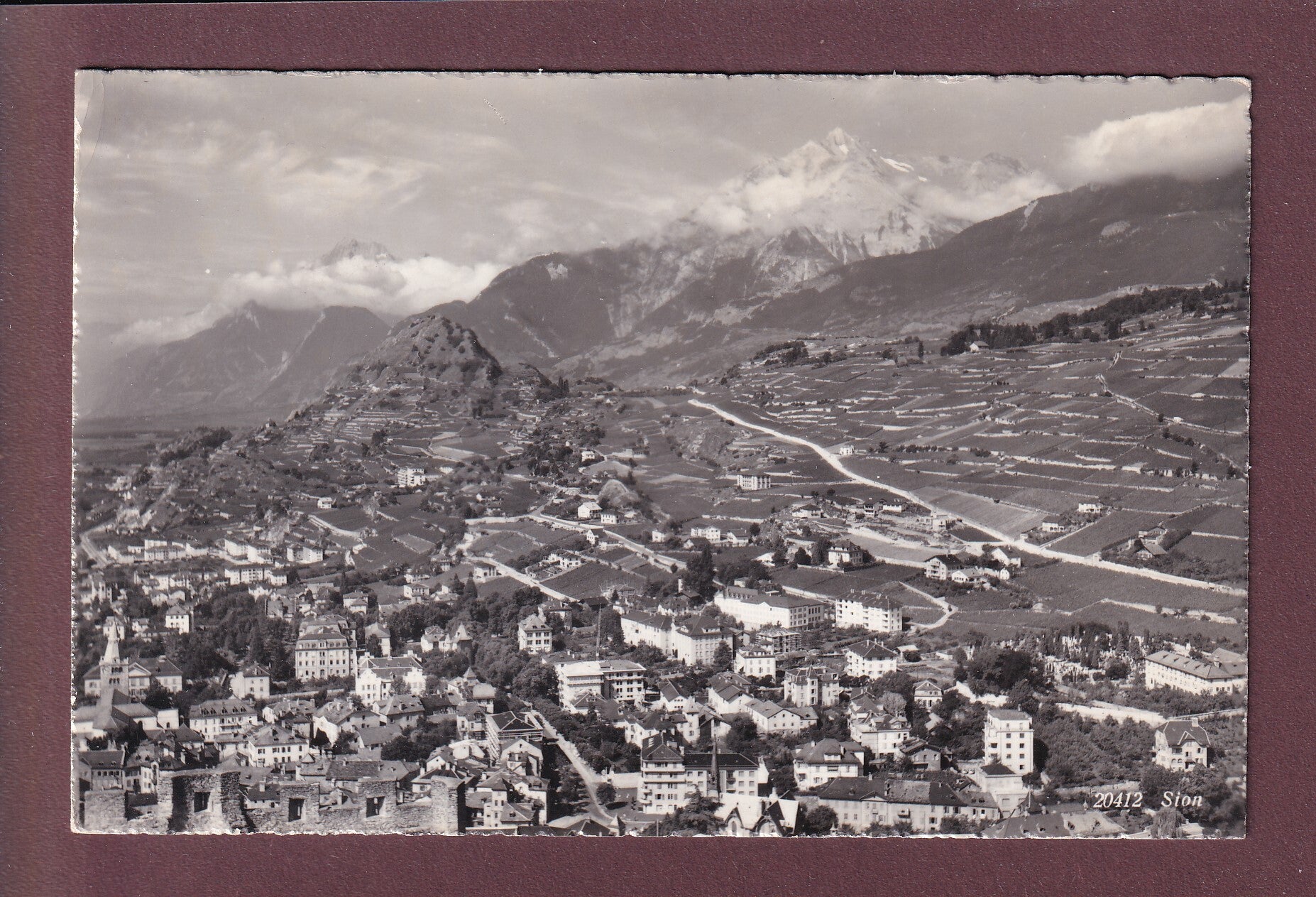 SION - Vue partielle - 1959