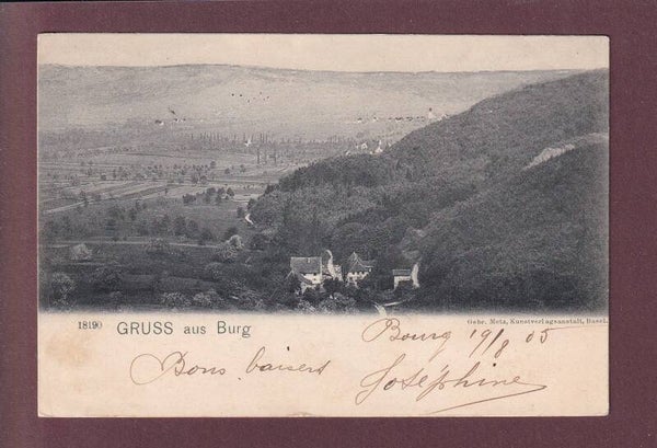 Gruss aus BURG - 1905