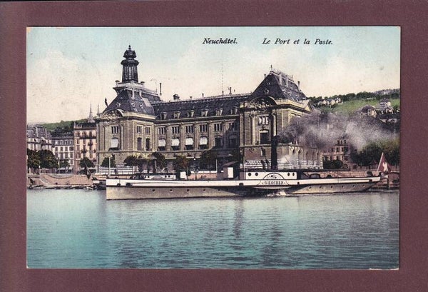 NEUCHÂTEL - Port - Bateau G. ESCHER
