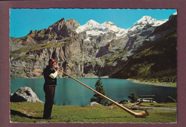 ALPHORNBLÄSER am Oeschinensee - 1970