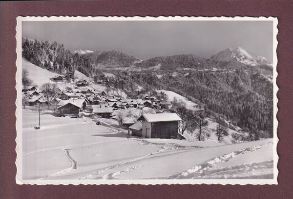 HUEMOZ sous la neige et Les Diablerets - 1955