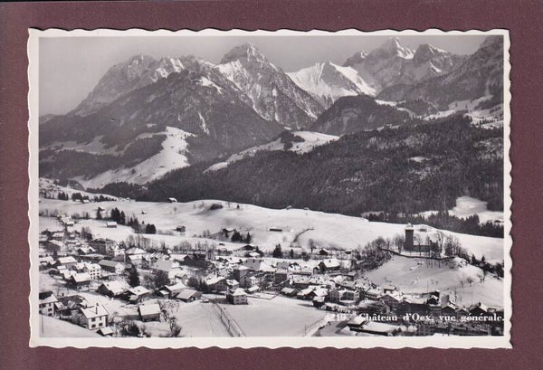CHÂTEAU D'OEX en hiver - 1947
