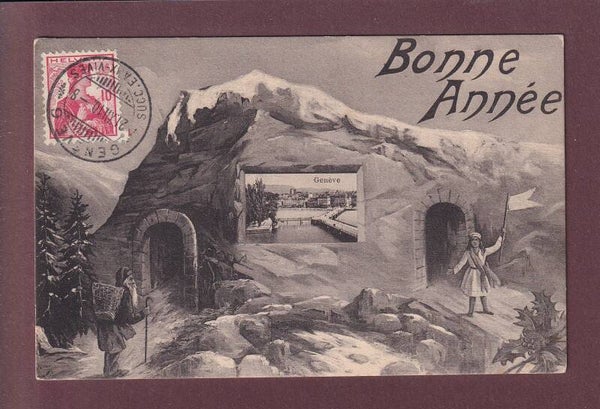 GENEVE - Bonne Année - 1910