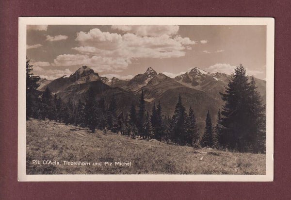 PIZ D'AELA - TINZENHORN - PIZ MICHEL - 1927