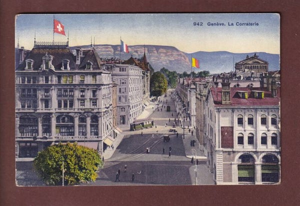 GENEVE - La Corraterie - 1928