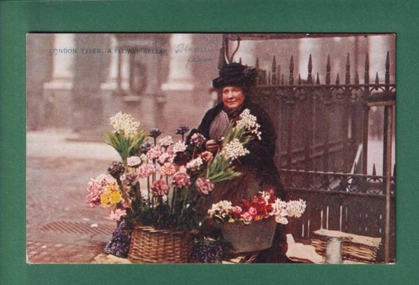 LONDON TYPES - A flower Seller