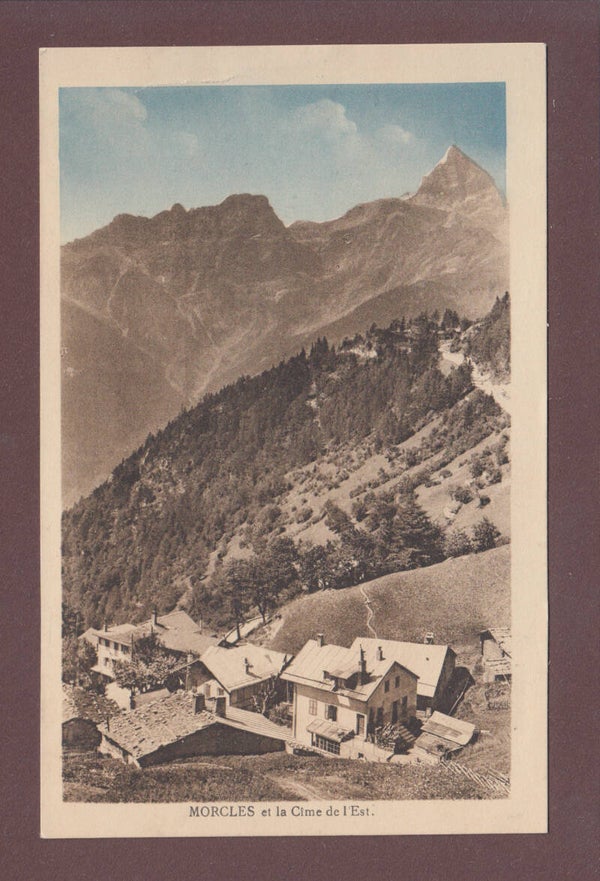 MORCLES - Cime de l'est - 1922 // pli //