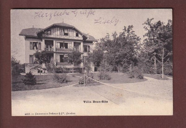 GENEVE - Villa Beau-Site - 1910